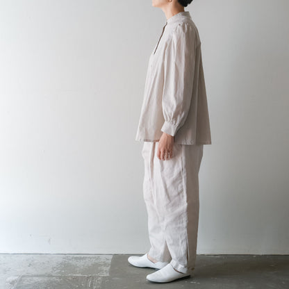 SALUÉ／【受注商品】エッグチノパンツ／コットンリネン  size 0