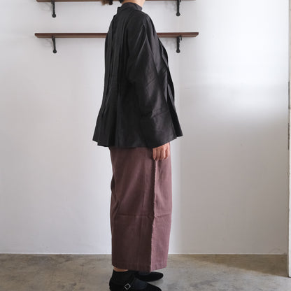 BUNON／High neck Tuck Blouse
