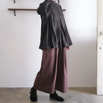 BUNON／High neck Tuck Blouse