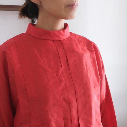 BUNON／High neck Tuck Blouse