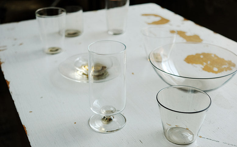 WASHIZUKA GLASS STUDIO／clear ashitsuki long