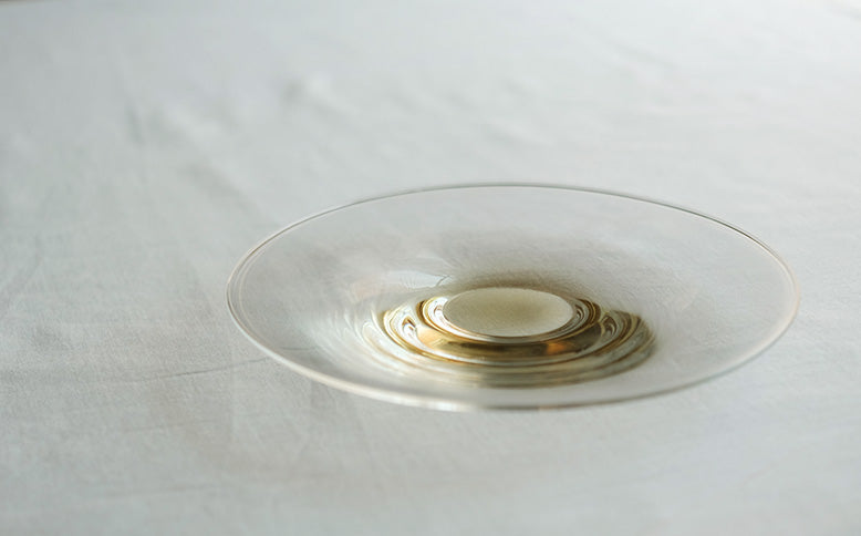 WASHIZUKA GLASS STUDIO／clear dish large