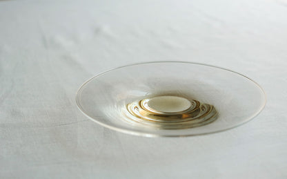 WASHIZUKA GLASS STUDIO／clear dish large