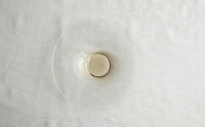 WASHIZUKA GLASS STUDIO／clear dish large