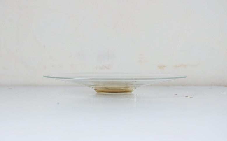 WASHIZUKA GLASS STUDIO／clear dish large