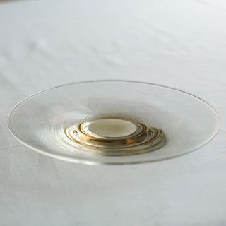 WASHIZUKA GLASS STUDIO／clear dish large