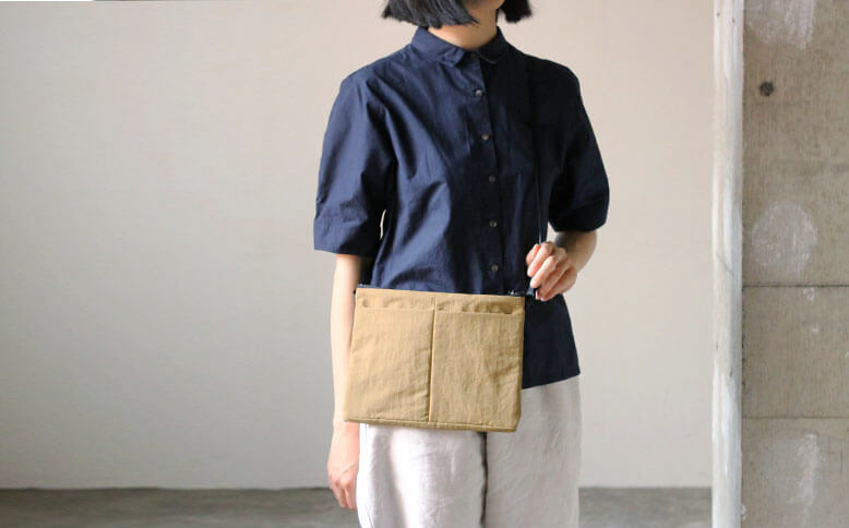 NIZYU KANO／LIGHT NYLON サコッシュS