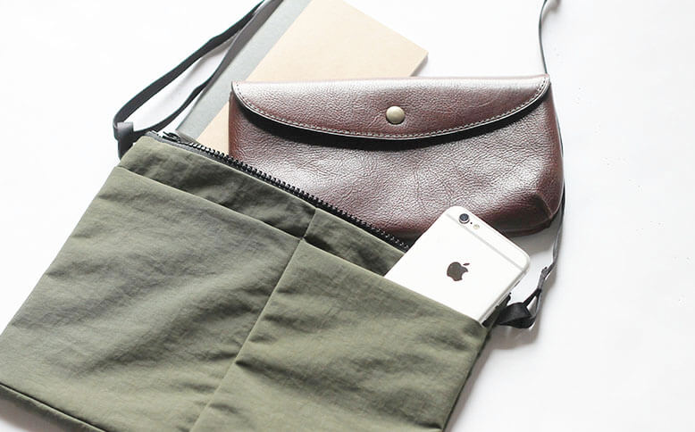 NIZYU KANO／LIGHT NYLON サコッシュS