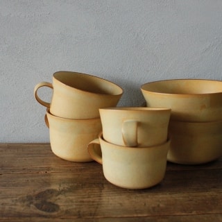 OXYMORON／tableware for "OXYMORON" カップとボウル／イエロー