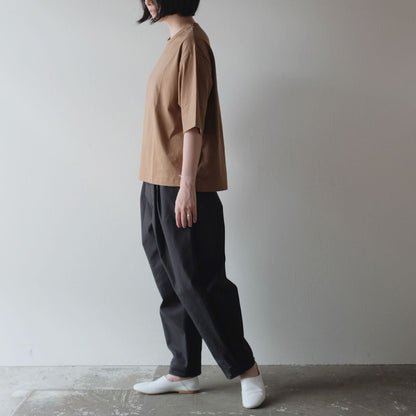 SALUÉ／white label スムース ハーフスリーブTシャツ