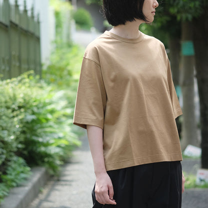 SALUÉ／white label スムース ハーフスリーブTシャツ